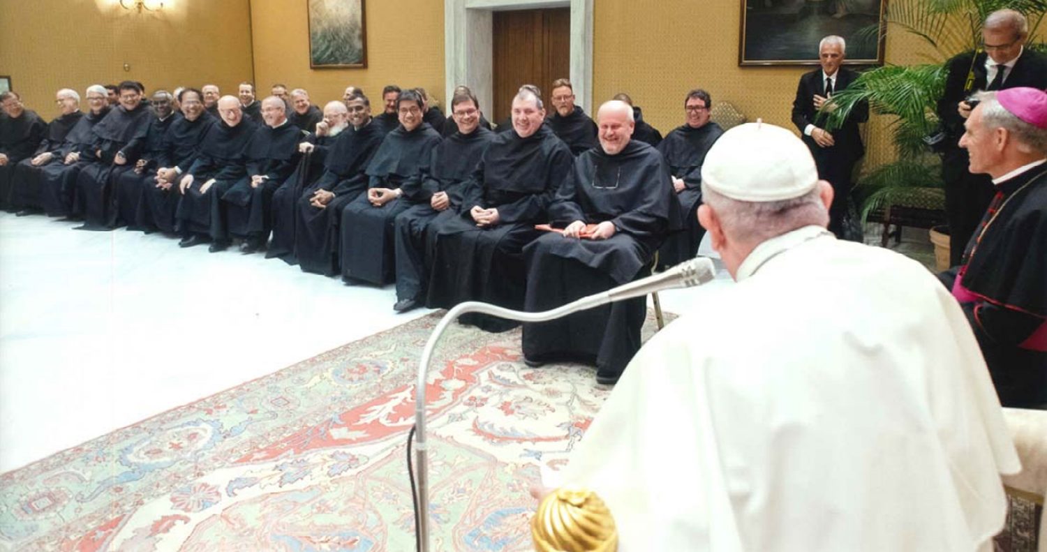 Impromptu address of the Holy Father to the participants in the 214th OSM General Chapter